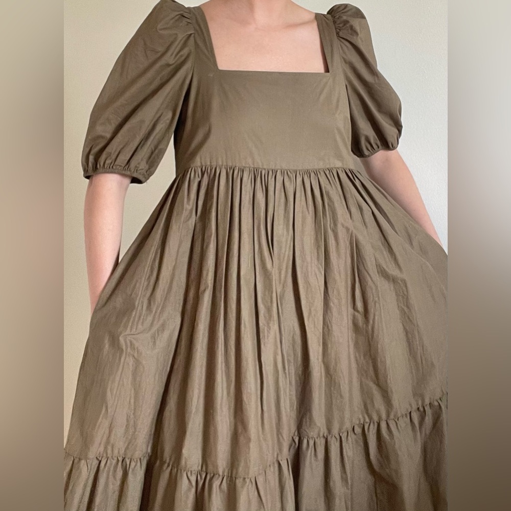 A Bronze Age serenity puff sleeve dress
